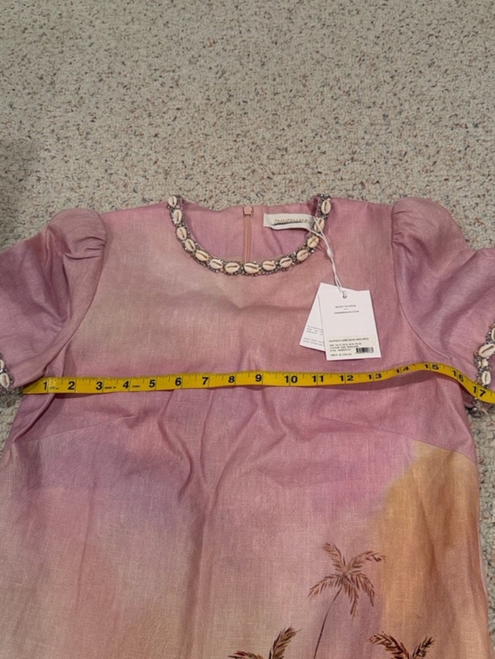 Zimmermann Dawning Mini Dress - Picture 6 of 9